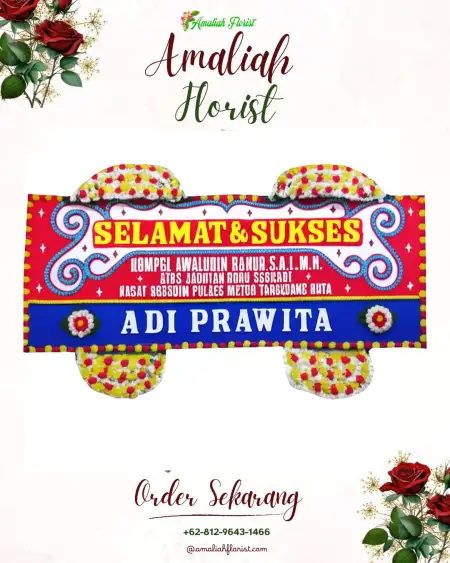 Papan Bunga Ucapan Selamat Rimpak