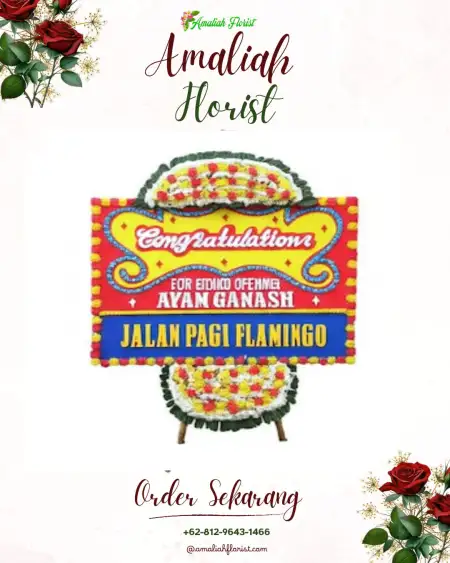 Sewa Papan Bunga Rimpak